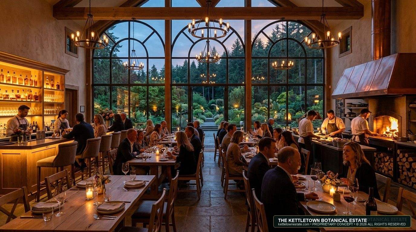 Estate Hearth Dining Room